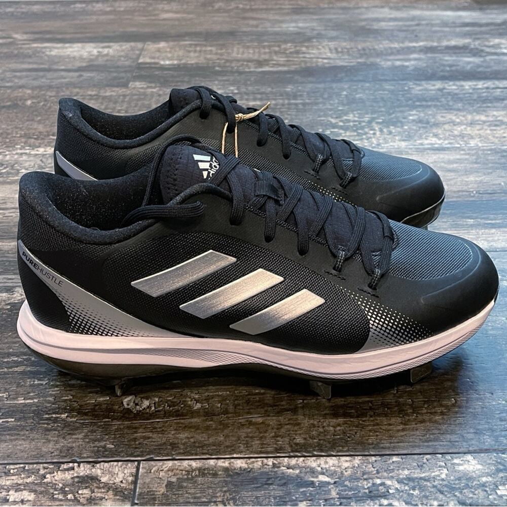 Adidas PureHustle 2 Softball Metal Cleats Womens Size 9.5 H00984 NWT - Picture 5 of 13